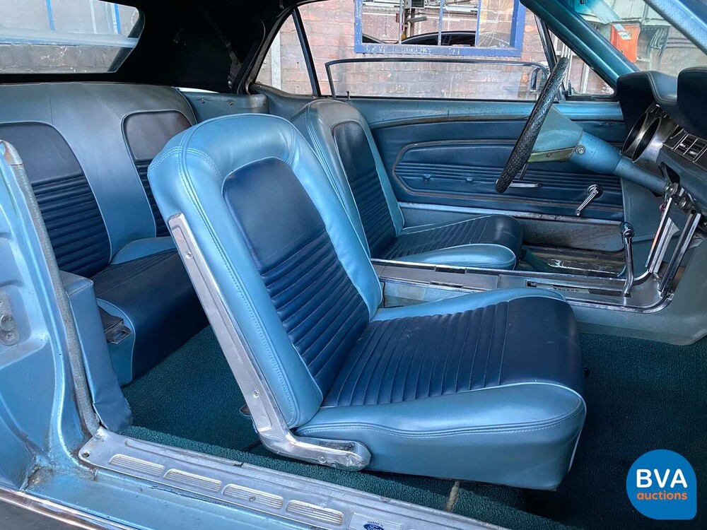 Ford Mustang Convertible V8 1967 Cabriolet C-Code