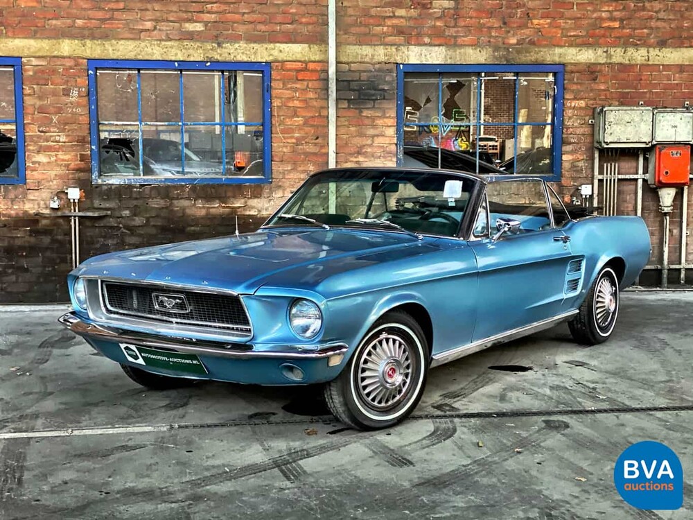 Ford Mustang Convertible V8 1967 Cabriolet C-Code