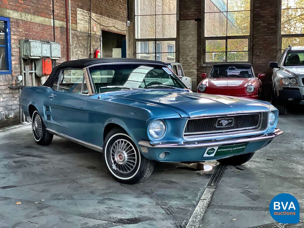 Ford Mustang Convertible V8 1967 Cabriolet C-Code