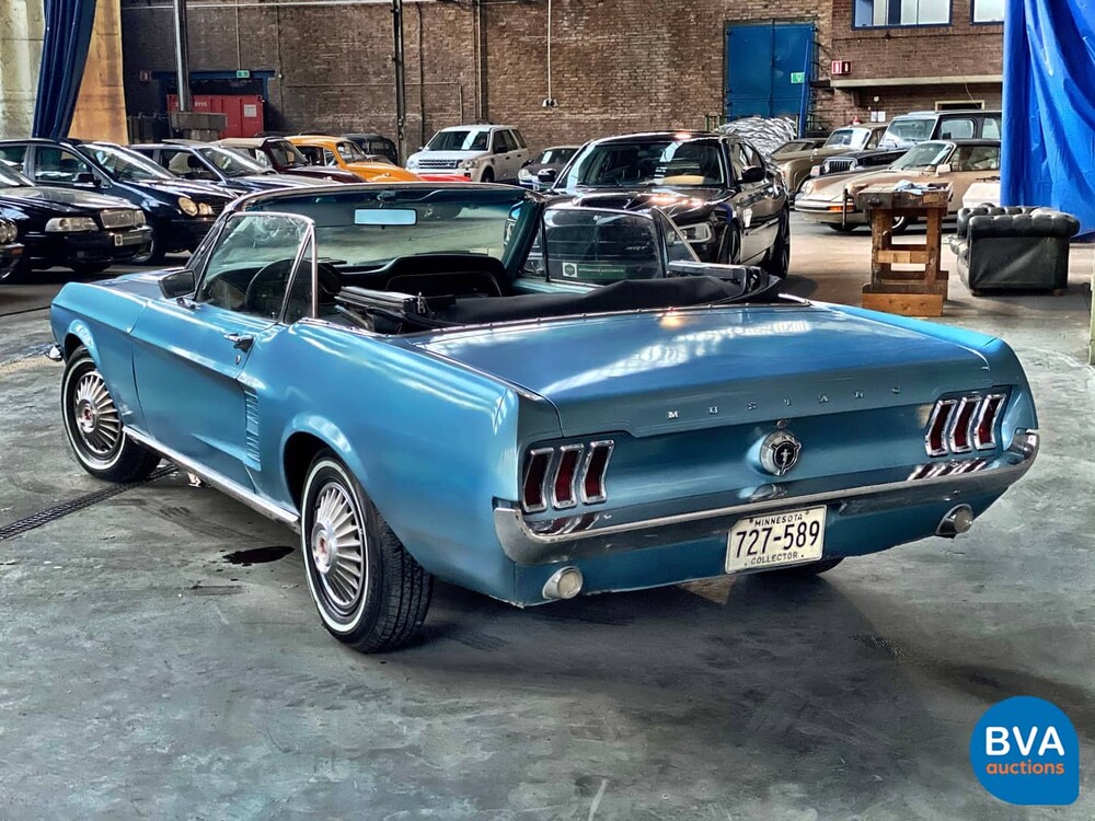 Ford Mustang Convertible V8 1967 Cabriolet C-Code