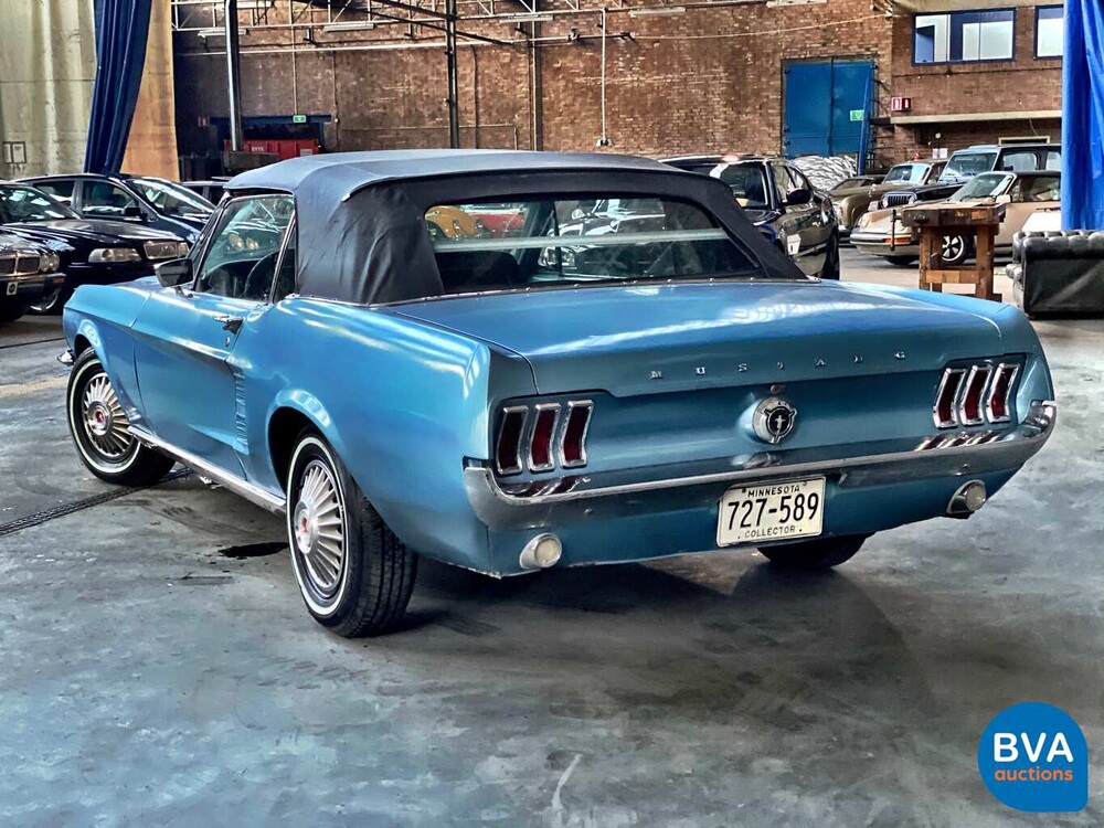 Ford Mustang Convertible V8 1967 Cabriolet C-Code