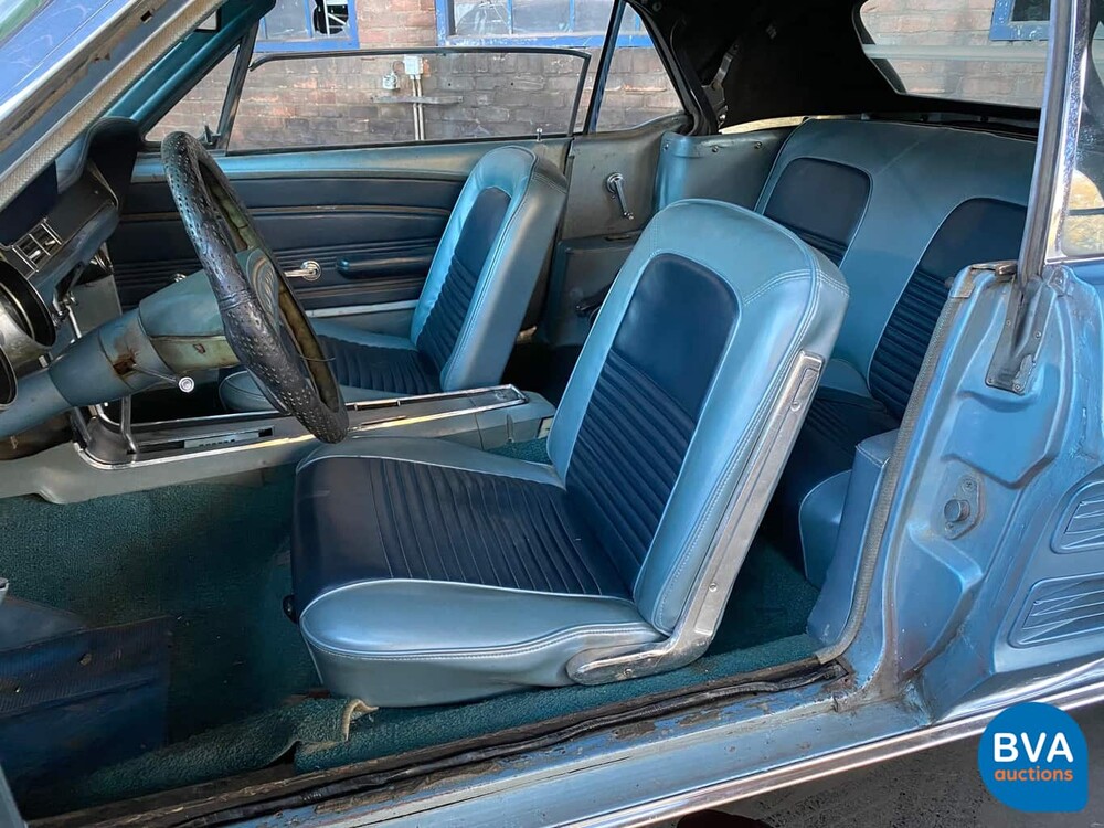 Ford Mustang Convertible V8 1967 Cabriolet C-Code