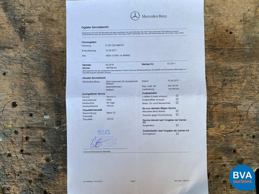 Mercedes-Benz E350 CDI 4Matic Avantgarde 265pk E-Klasse 2011, TF-836-P