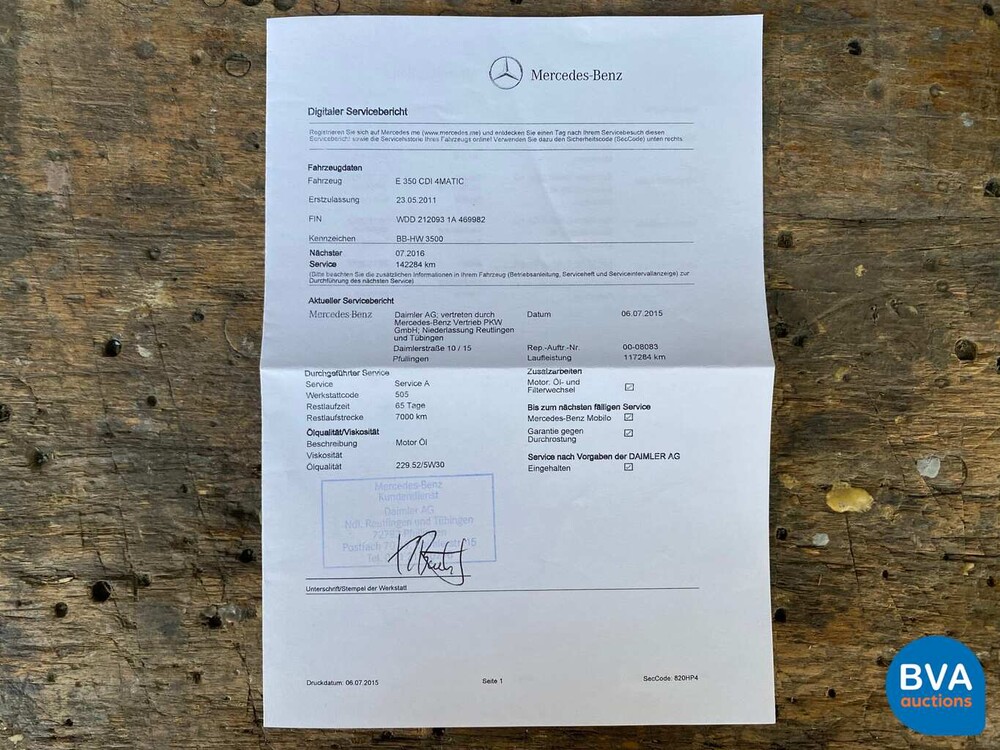 Mercedes-Benz E350 CDI 4Matic Avantgarde 265pk E-Klasse 2011, TF-836-P