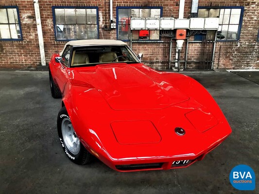 Chevrolet Corvette C3 Convertible 1974 Cabriolet, 75-YD-48.