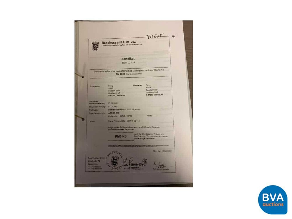 Mercedes-Benz G500 -B6/7 Gepantserd- 296pk 2001