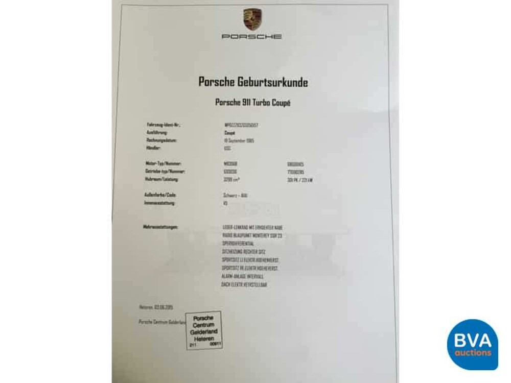 Porsche 911 Turbo Coupe 930 301pk 1986, GG-904-R