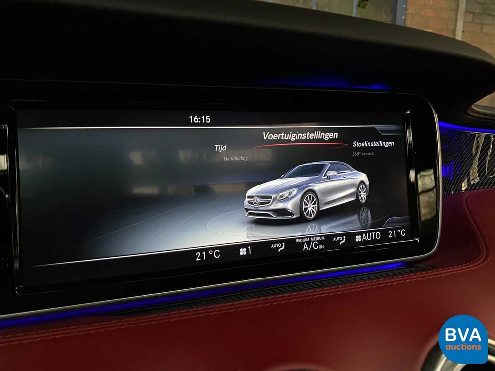 Mercedes-Benz S63 AMG 4Matic Cabriolet 5.5 V8 585pk, JS-239-R
