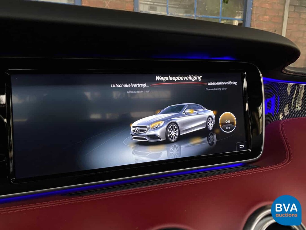 Mercedes-Benz S63 AMG 4Matic Cabriolet 5.5 V8 585pk, JS-239-R