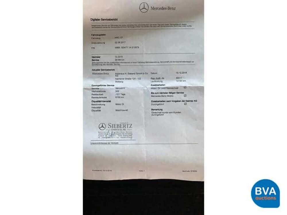 Mercedes-Benz AMG GT Roadster 476pk 2017, G-794-KL