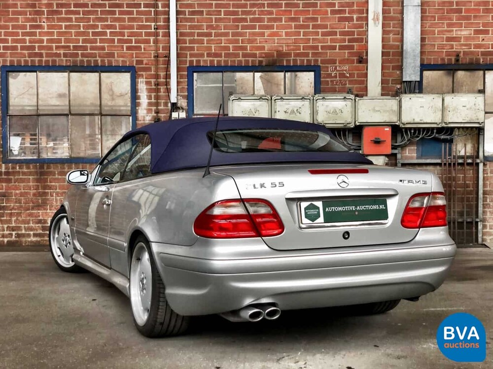 Mercedes-Benz CLK55 Cabriolet AMG 347pk CLK-Klasse 2002, 11-HJX-6