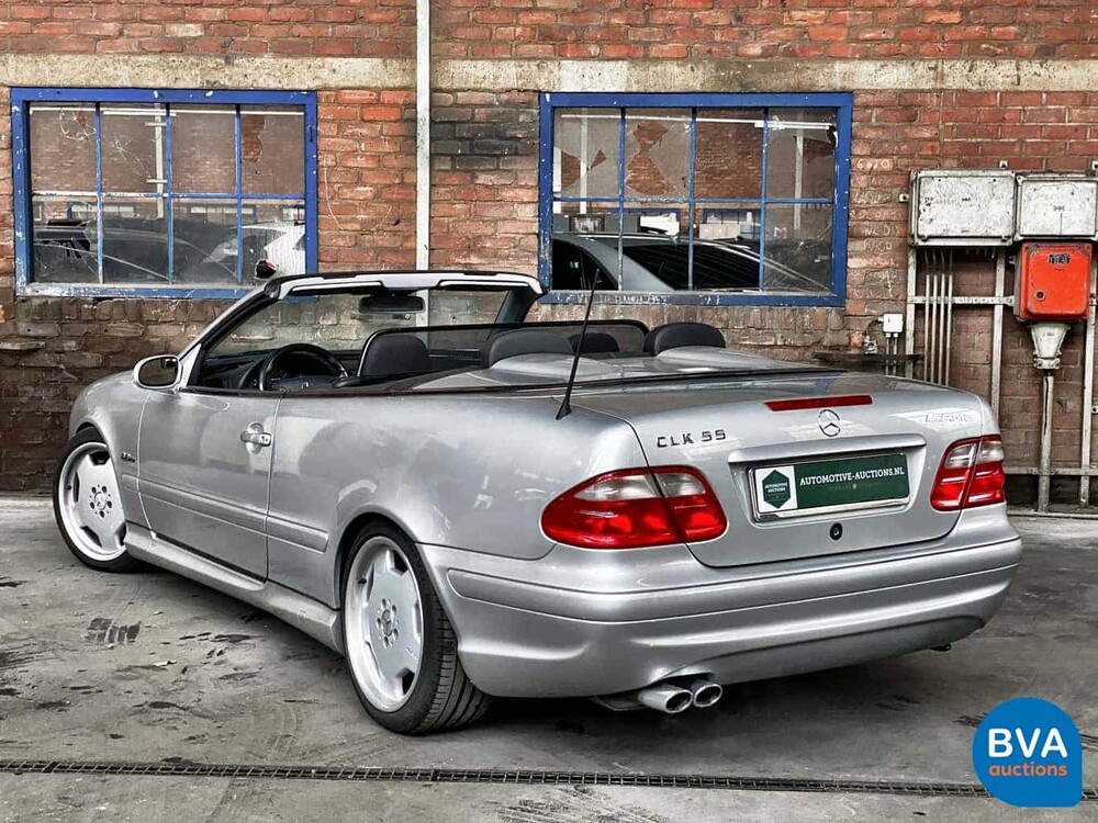 Mercedes-Benz CLK55 Cabriolet AMG 347pk CLK-Klasse 2002, 11-HJX-6