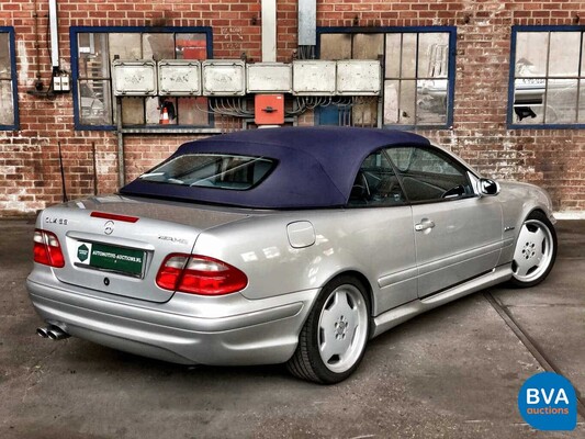 Mercedes-Benz CLK55 Cabriolet AMG 347pk CLK-Klasse 2002, 11-HJX-6