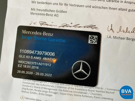 Mercedes-Benz GLE63 AMG Coupé 585 PS GLE 63 S -GARANTIE- H-373-VX.