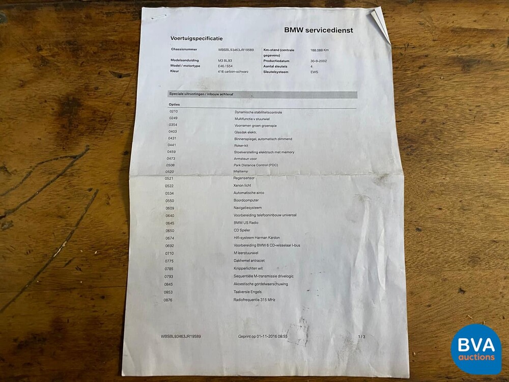 BMW M3 E46 Coupé 343 PS 3er 2002, PZ-917-D.