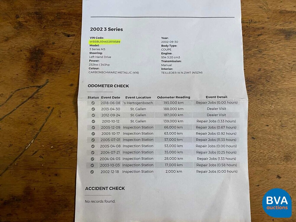BMW M3 E46 Coupé 343 PS 3er 2002, PZ-917-D.