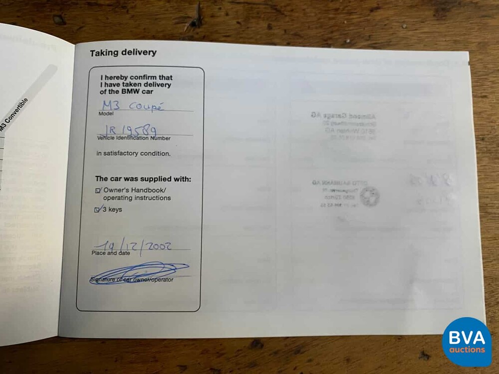 BMW M3 E46 Coupé 343 PS 3er 2002, PZ-917-D.