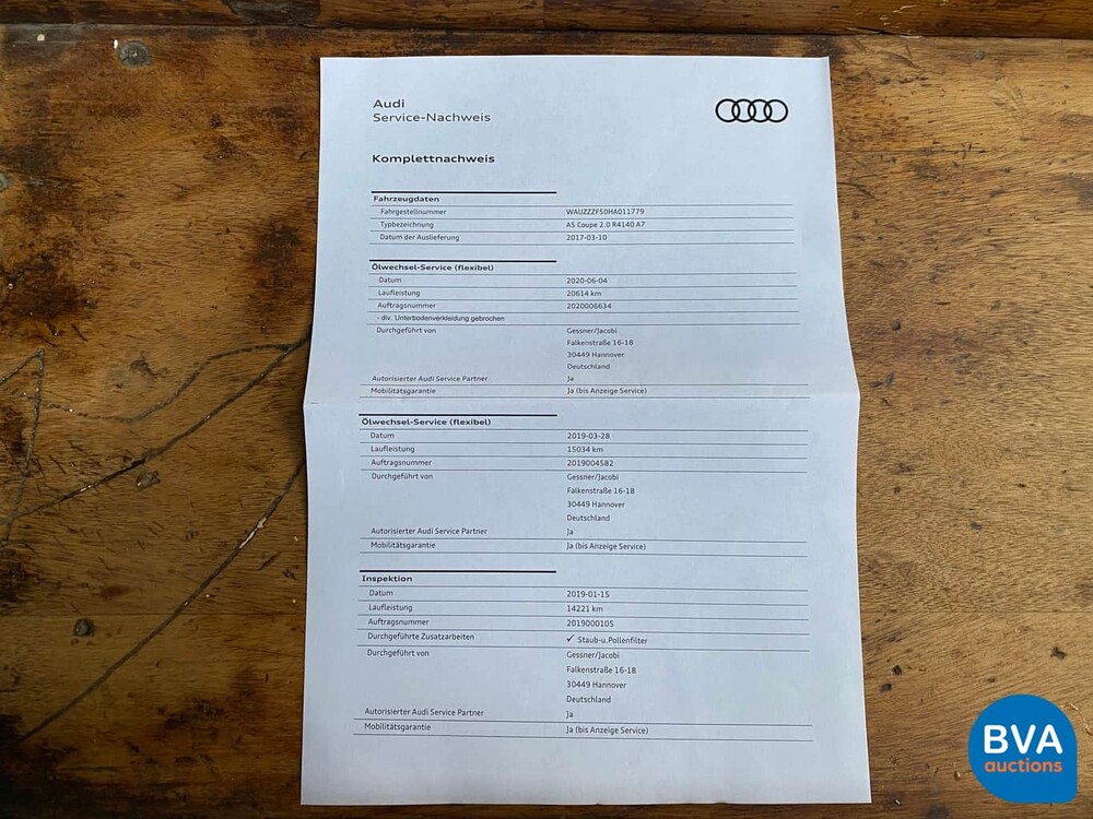 Audi A5 Coupé 2.0 TFSI Ultra S-Tronic 190 PS Garantie! 2017, K-287-BL.