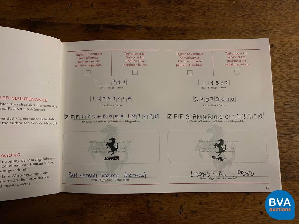 Ferrari 458 Italia 4.5 V8 578hp, H-038-SH.