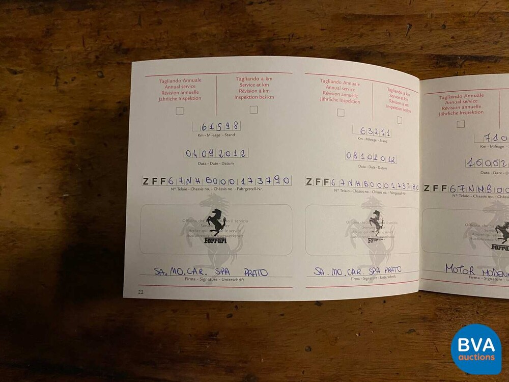 Ferrari 458 Italia 4.5 V8 578hp, H-038-SH.