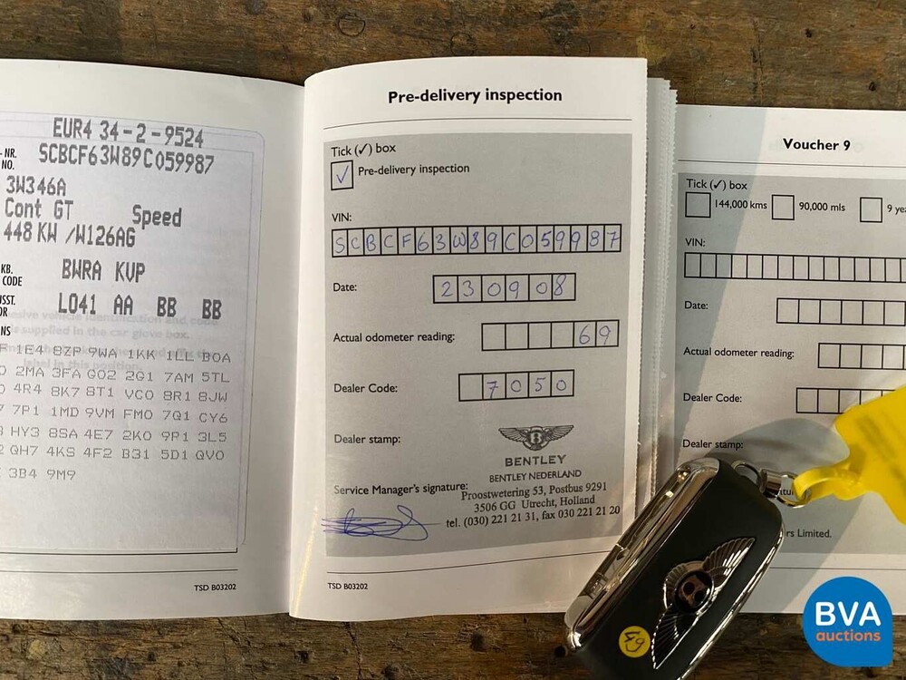Bentley Continental GT Speed 6.0 W12 610 PS 2008 - Original NL-, 46-GXF-8.