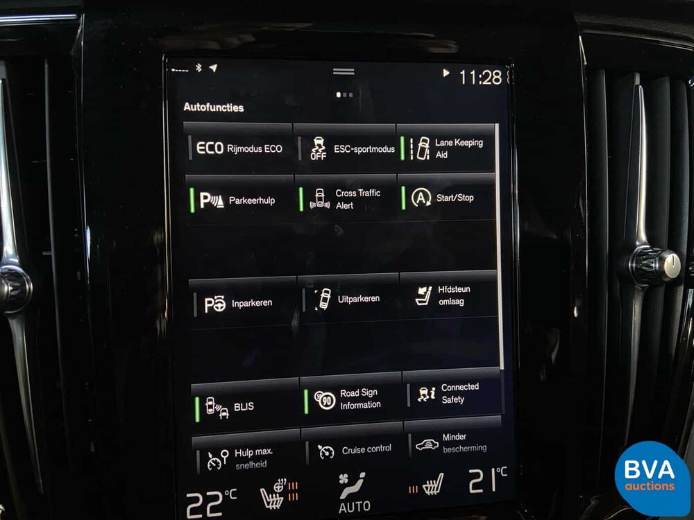 Volvo S90 T5 Beschriftung 254 PS 2017 -Original NL-, NR-709-L.