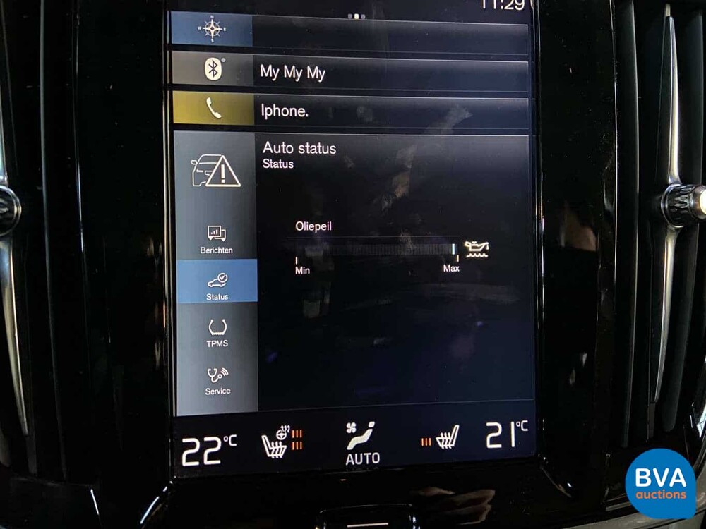 Volvo S90 T5 Beschriftung 254 PS 2017 -Original NL-, NR-709-L.