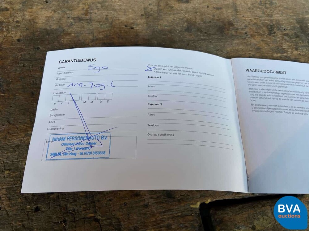 Volvo S90 T5 Beschriftung 254 PS 2017 -Original NL-, NR-709-L.