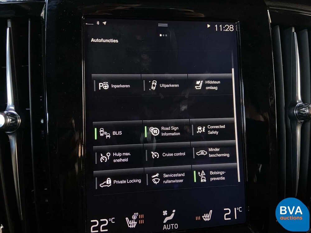 Volvo S90 T5 Beschriftung 254 PS 2017 -Original NL-, NR-709-L.