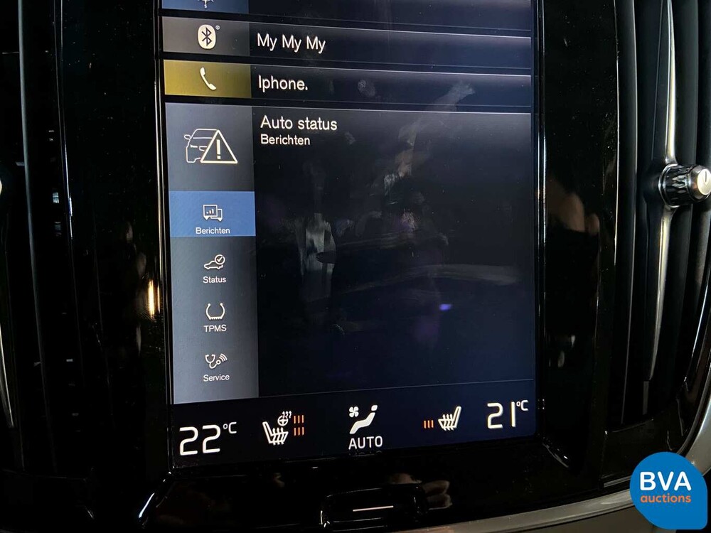 Volvo S90 T5 Beschriftung 254 PS 2017 -Original NL-, NR-709-L.