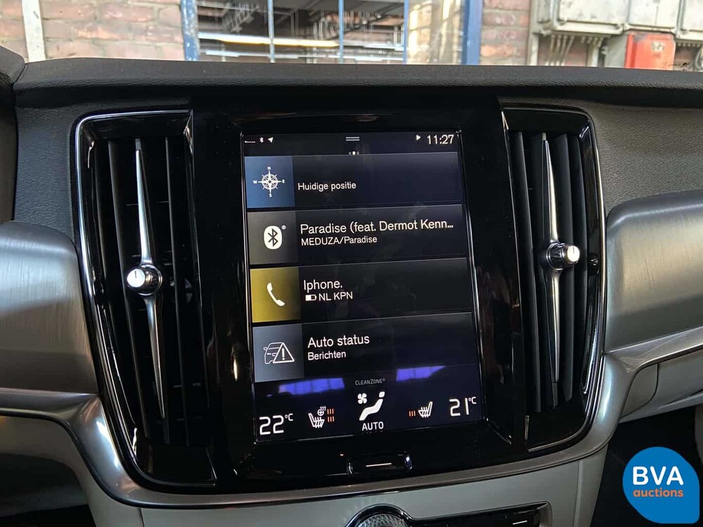 Volvo S90 T5 Beschriftung 254 PS 2017 -Original NL-, NR-709-L.