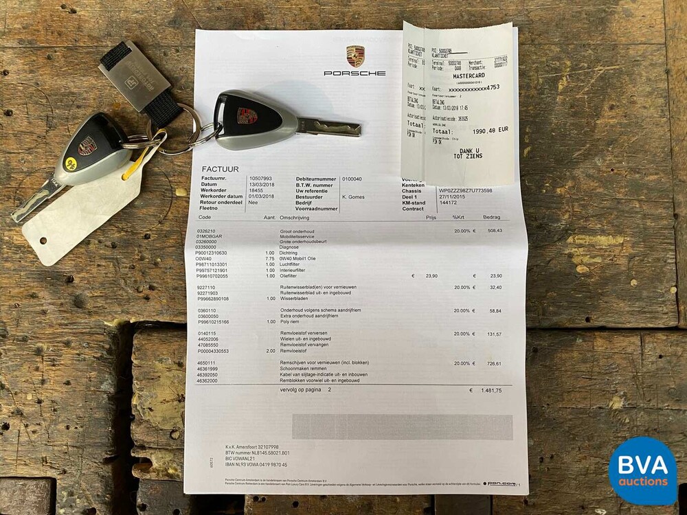 Porsche Cayman S 3.4 295 PS 2007, HK-599-S.