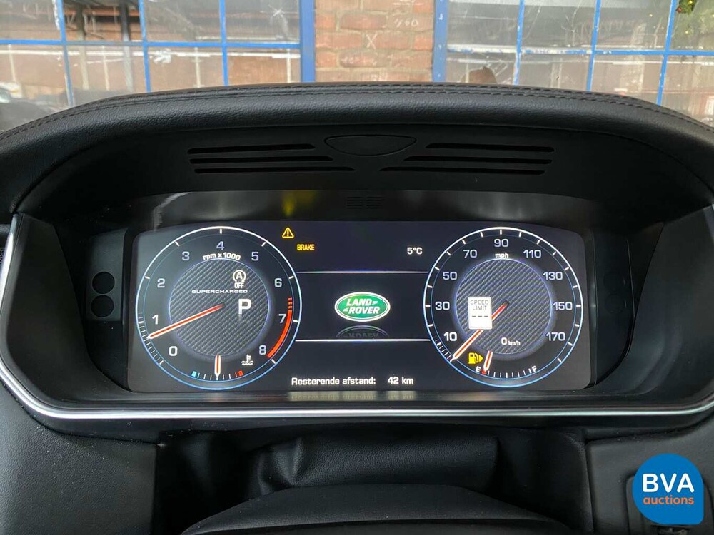 Land Rover Range Rover 5.0 V8 Autobiographie Schwarz Supercharged 2015, ZP-853-F.