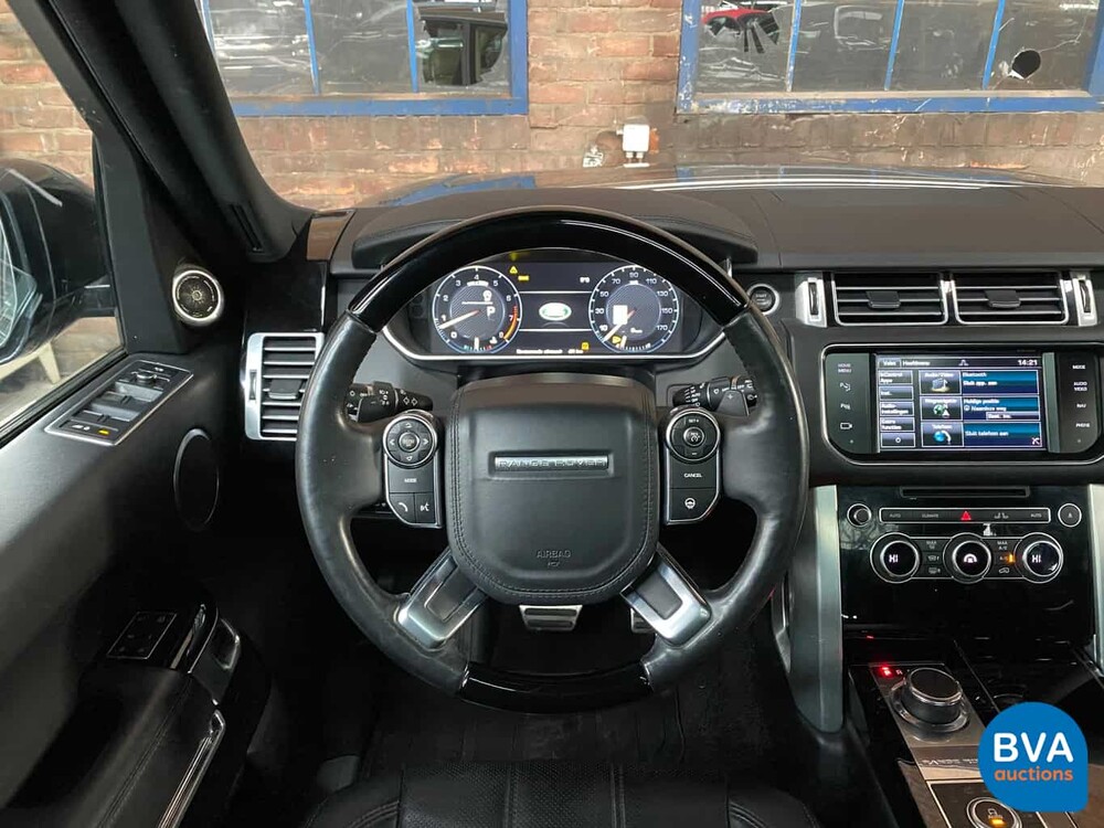 Land Rover Range Rover 5.0 V8 Autobiographie Schwarz Supercharged 2015, ZP-853-F.