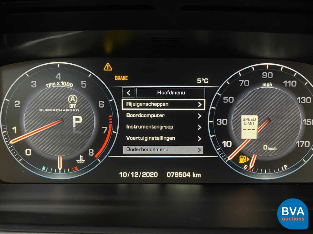 Land Rover Range Rover 5.0 V8 Autobiographie Schwarz Supercharged 2015, ZP-853-F.