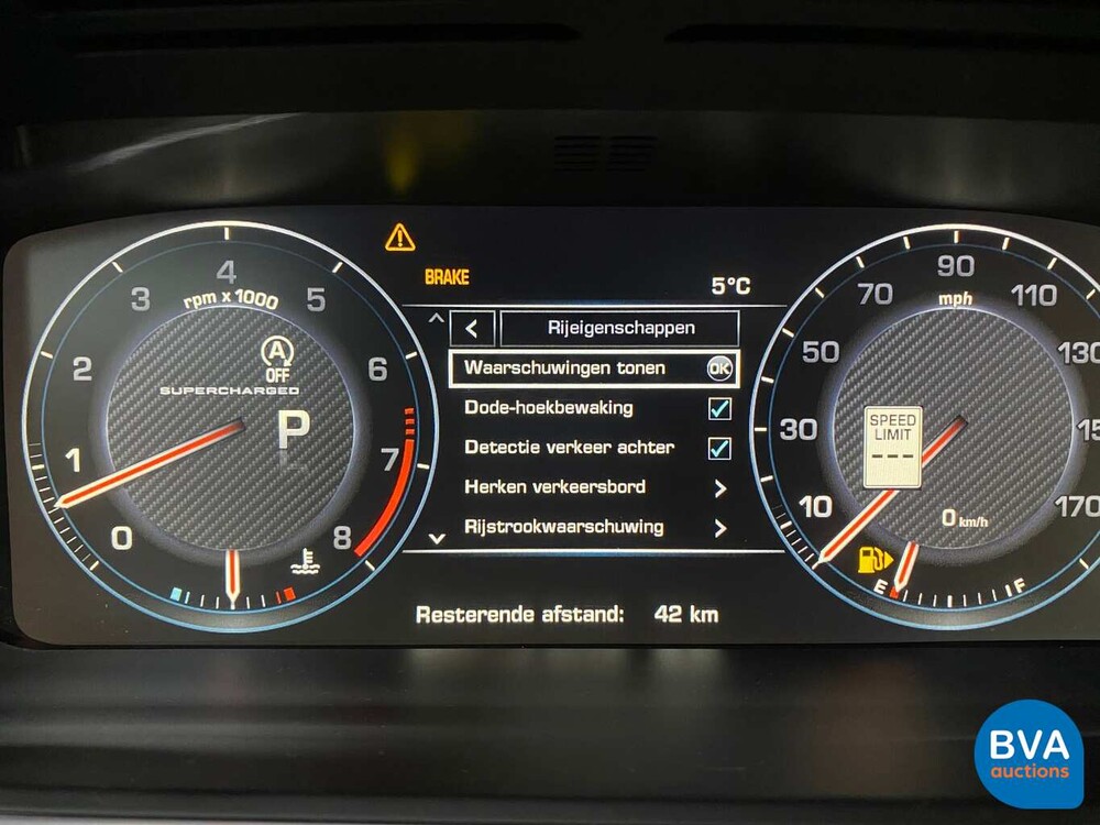 Land Rover Range Rover 5.0 V8 Autobiographie Schwarz Supercharged 2015, ZP-853-F.