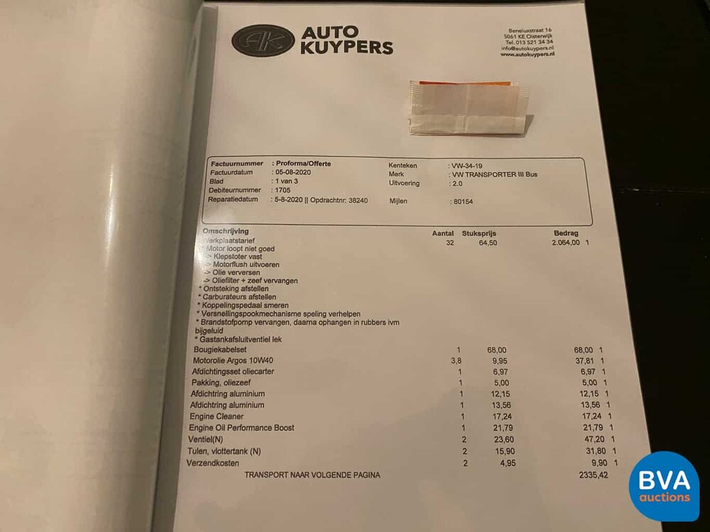 Volkswagen T3 Westfalia Camper Transporter 1982, J-680-JT.