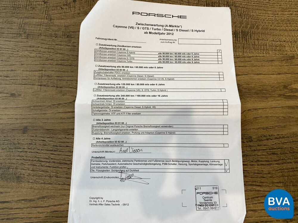 Porsche Cayenne 3.6 V6 TipTronic 2012, 9-KJP-34