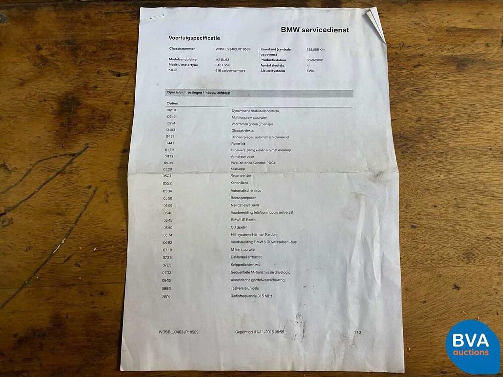 BMW M3 E46 Coupé 343 PS 3er 2002, PZ-917-D.