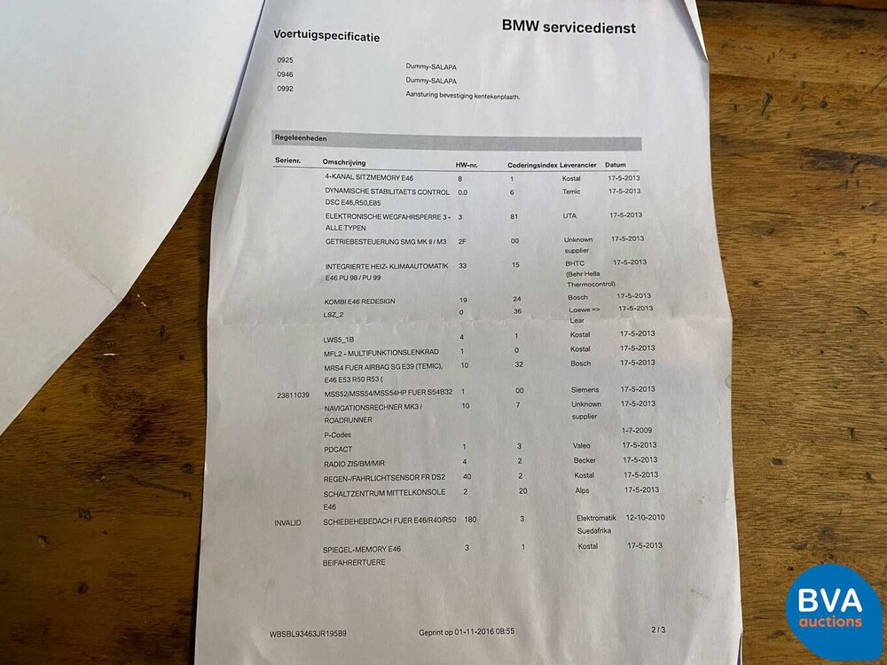 BMW M3 E46 Coupé 343 PS 3er 2002, PZ-917-D.
