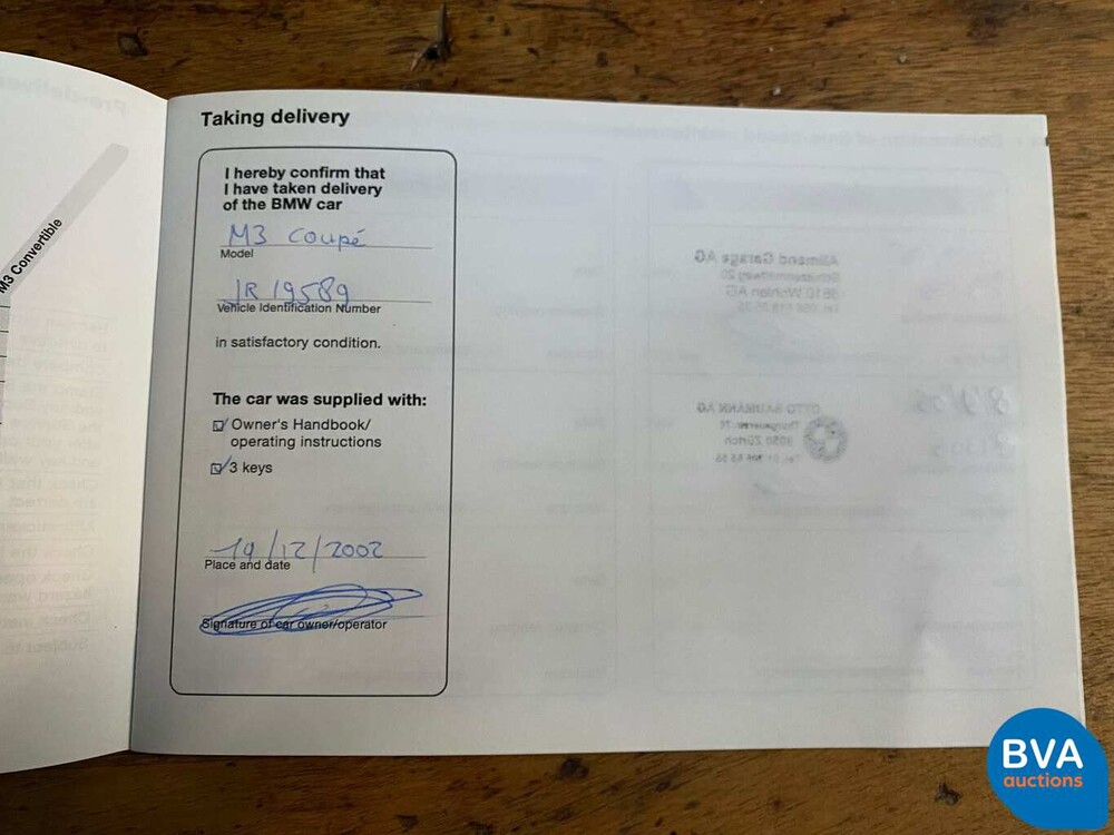 BMW M3 E46 Coupé 343 PS 3er 2002, PZ-917-D.