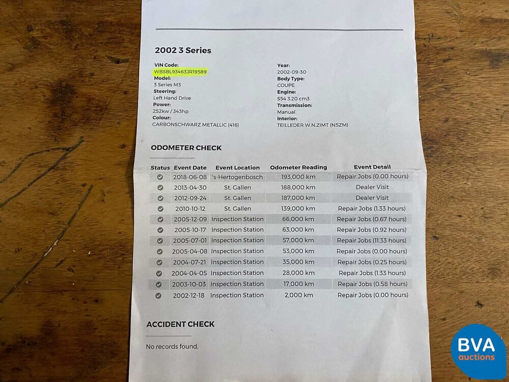 BMW M3 E46 Coupé 343 PS 3er 2002, PZ-917-D.