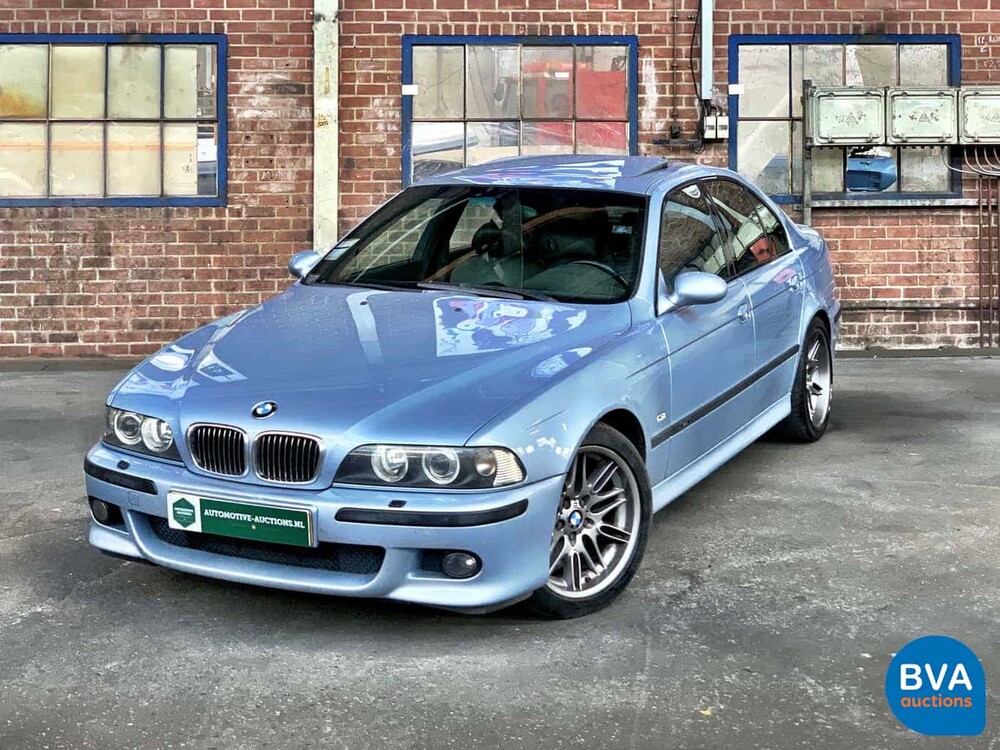 BMW M5 E39 Limousine 400 PS 5er 2000 -Original Dutch-, 99-DZ-VZ.