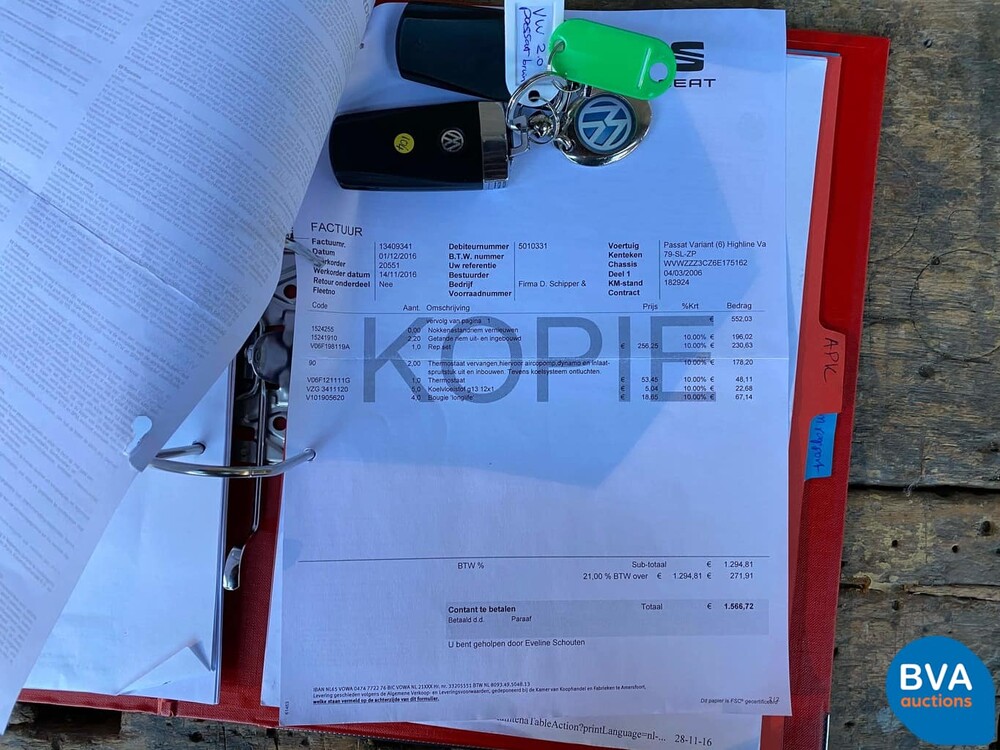 Volkswagen Passat Variante 2.0 FSI Highline 150 PS 2006 -Original NL-, 79-SL-ZP.