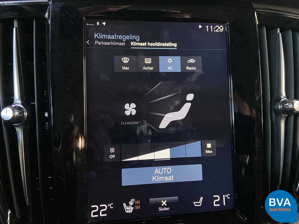 Volvo S90 T5 Beschriftung 254 PS 2017 -Original NL-, NR-709-L.