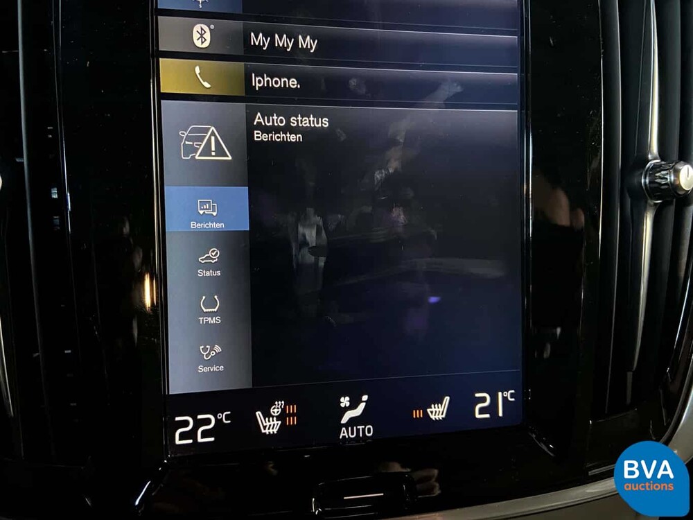 Volvo S90 T5 Beschriftung 254 PS 2017 -Original NL-, NR-709-L.