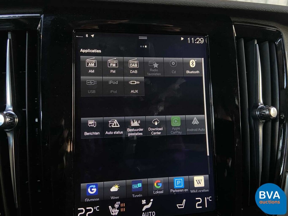 Volvo S90 T5 Beschriftung 254 PS 2017 -Original NL-, NR-709-L.