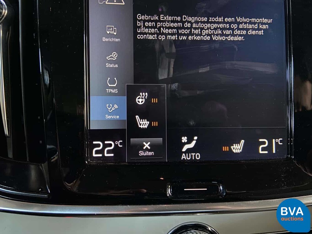 Volvo S90 T5 Beschriftung 254 PS 2017 -Original NL-, NR-709-L.