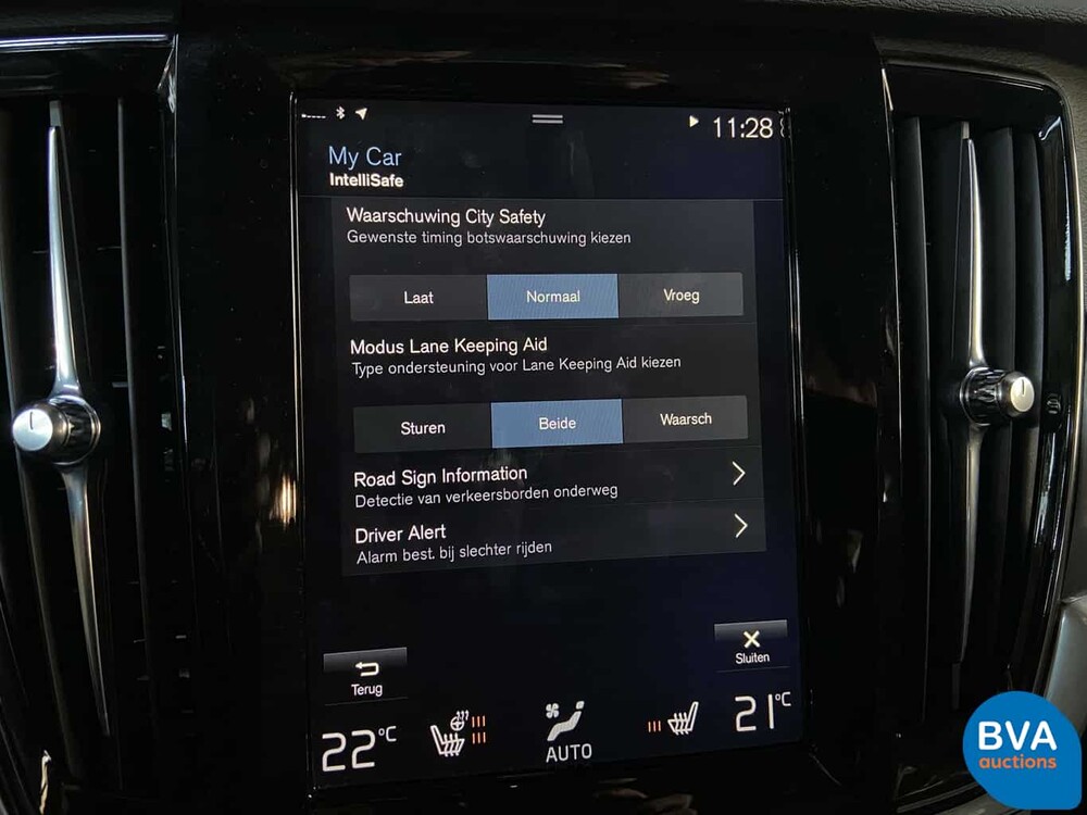 Volvo S90 T5 Beschriftung 254 PS 2017 -Original NL-, NR-709-L.