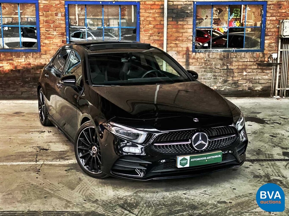 Mercedes-Benz A200 AMG MY-2019 163hp A-class -Original NL- Night-Edition, TH-524-K.